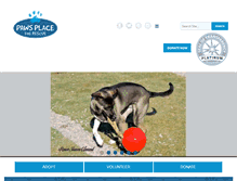 Tablet Screenshot of pawsplace.org